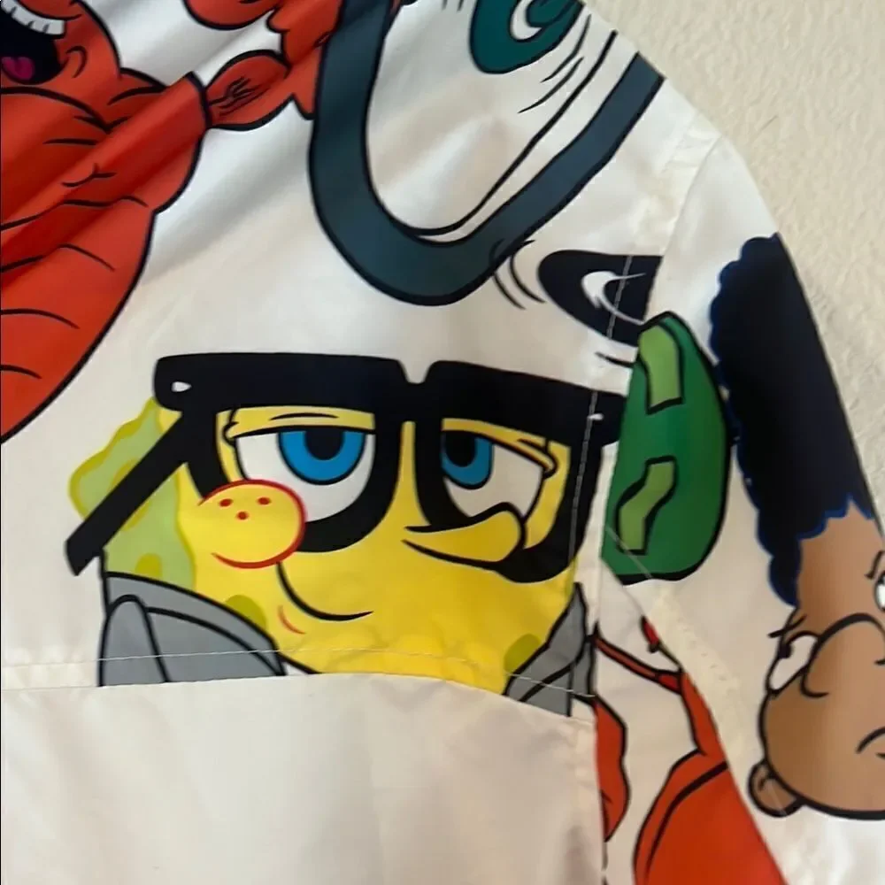 Nickelodeon Cartoon Print Windbreaker